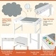 preview thumbnail 7 of 18, Costway Kids Multi Activity Play Table Wooden Building Block Desk w/ - See Details