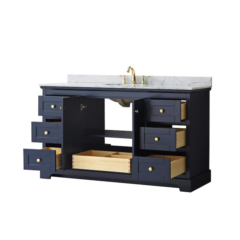 Wyndham Collection Avery 60" Free Standing Single Basin Vanity Set