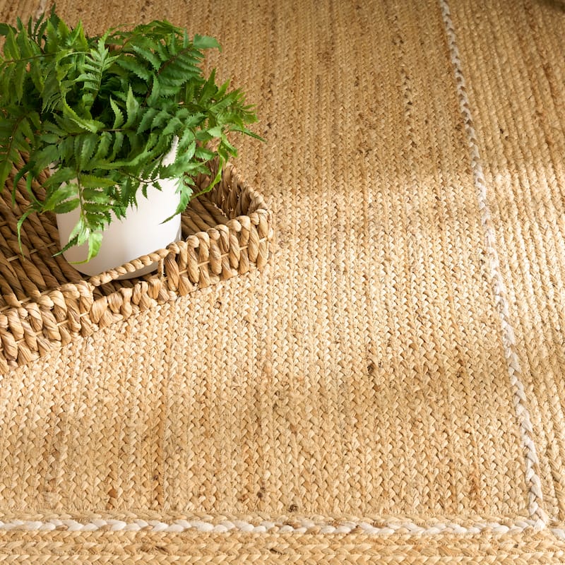 Nourison Terrazzo Jute Indoor only Solid Area Rug