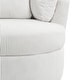 preview thumbnail 104 of 198, 41" W Oversized Accent Barrel Swivel Chair with Moon Storage Ottoman
