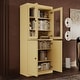 preview thumbnail 68 of 200, 100% Solid Wood 6-Shelf Bookcase with Optional Doors by Palace Imports