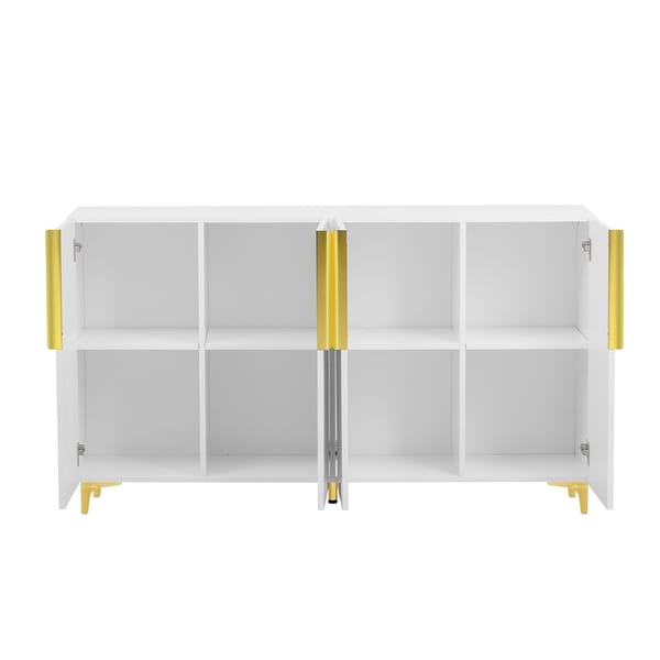 Glossy Finish Light Luxury Storage Cabinet - Bed Bath & Beyond