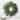 24" Iced Garden Norfolk Pine Wreath - Natural Frost