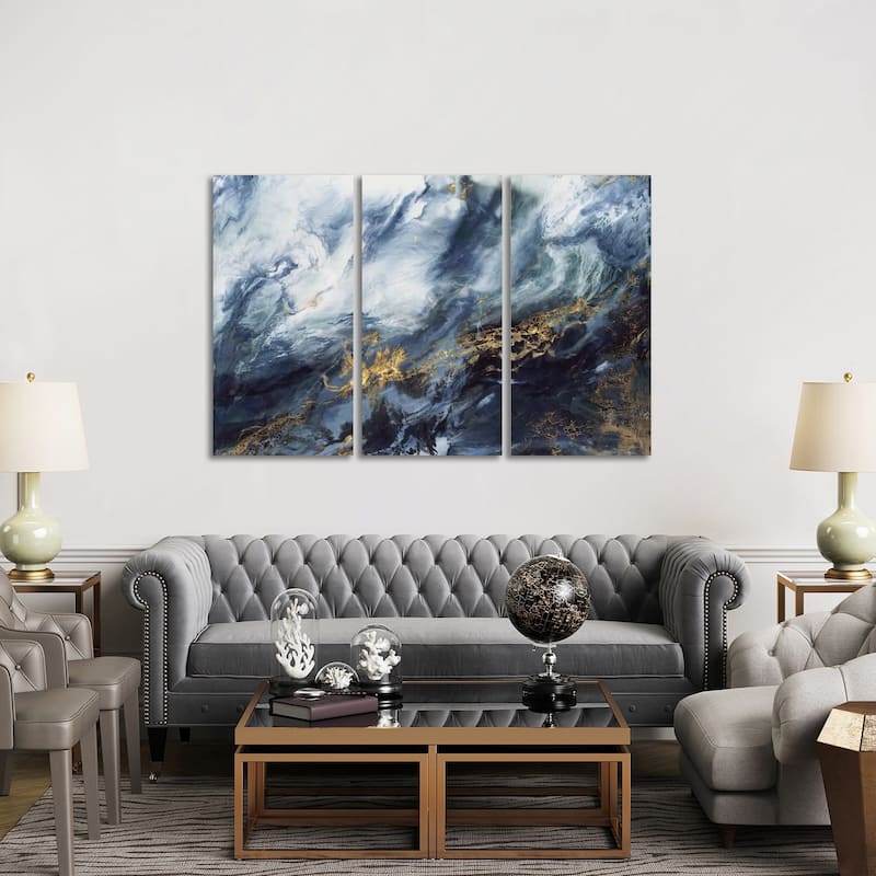 iCanvas "Anticipation I" by Corrie LaVelle 3-Piece Canvas Wall Art Set - 40x60x1.5