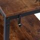 Multifunction Kitchen Island with Undershelves and Side Hooks