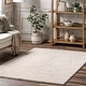 preview thumbnail 19 of 77, Nuloom Nia SuperiorWash Tile Faux Rabbit Machine Washable Area Rug 3' 9" x 6' - Beige - Rectangle