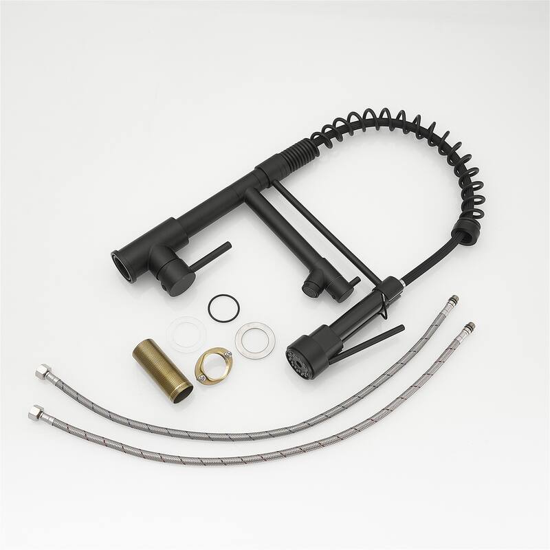 Commercial Stainless Steel Kitchen Faucet with Pull Down Sprayer