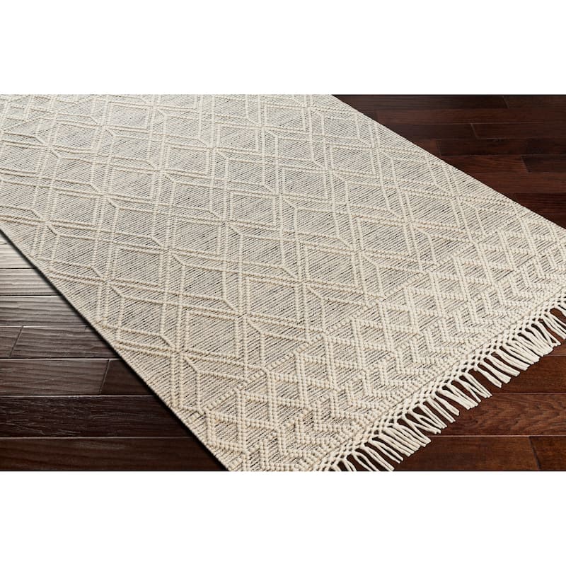 Livabliss Hayli Handmade Farmhouse Wool Blend Area Rug
