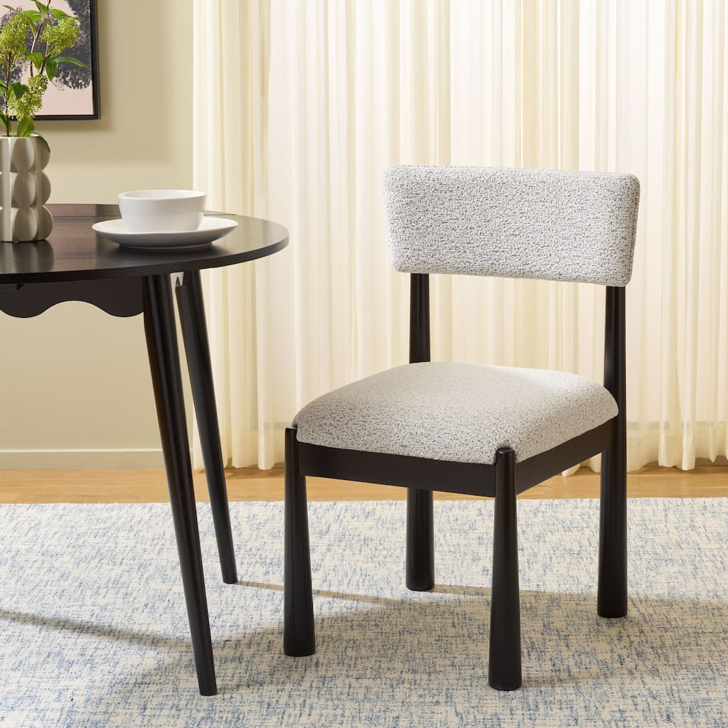 SAFAVIEH Home Koki Upholstered Dining Chair, Padded Seat & Back - 21"W x 21"D x 34"H