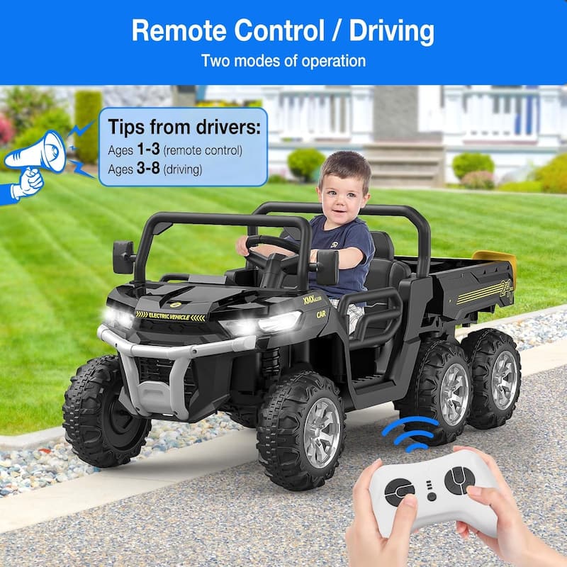 24V Kids Battery Powered Electric Tractor MP3 Player