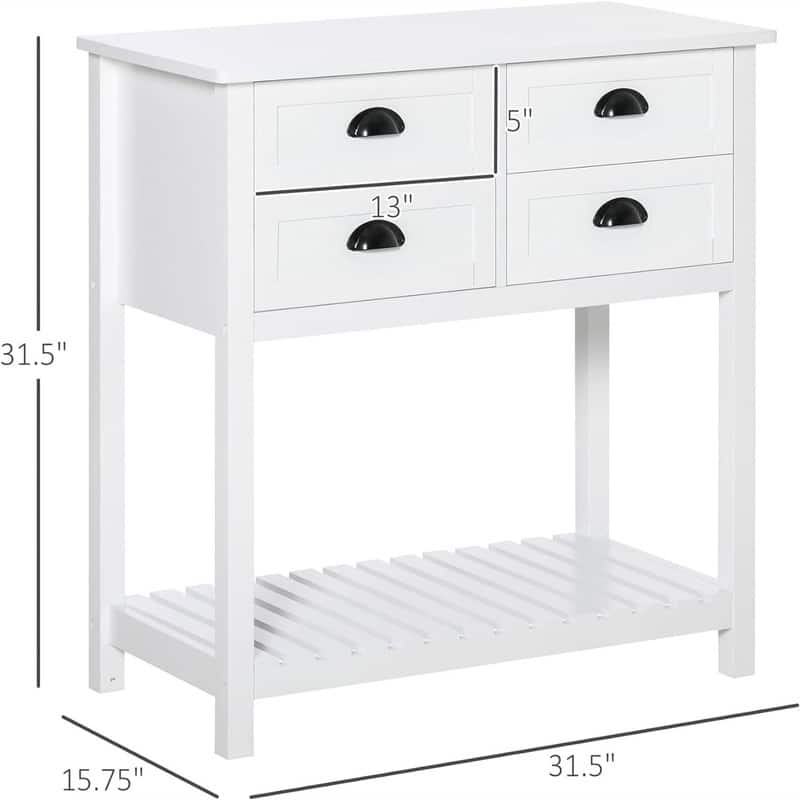 Coffee Bar Cabinet - 15.75"D x 31.5"W x 31.5"H