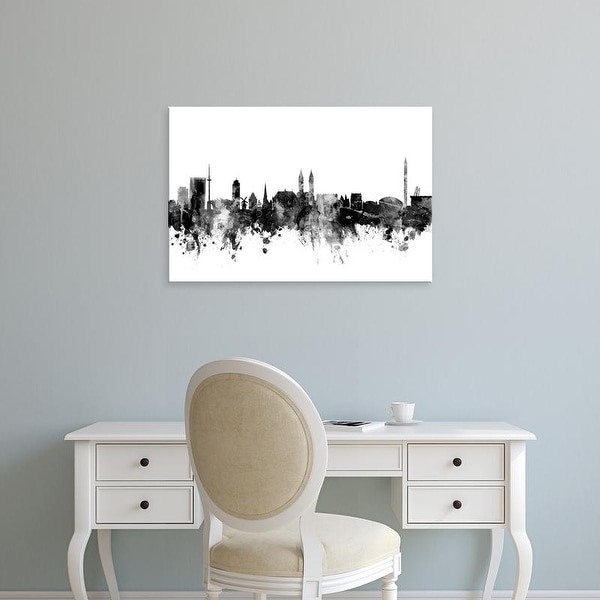 Easy Art Prints Michael Tompsett's 'Bremen Germany Skyline' Premium Canvas Art