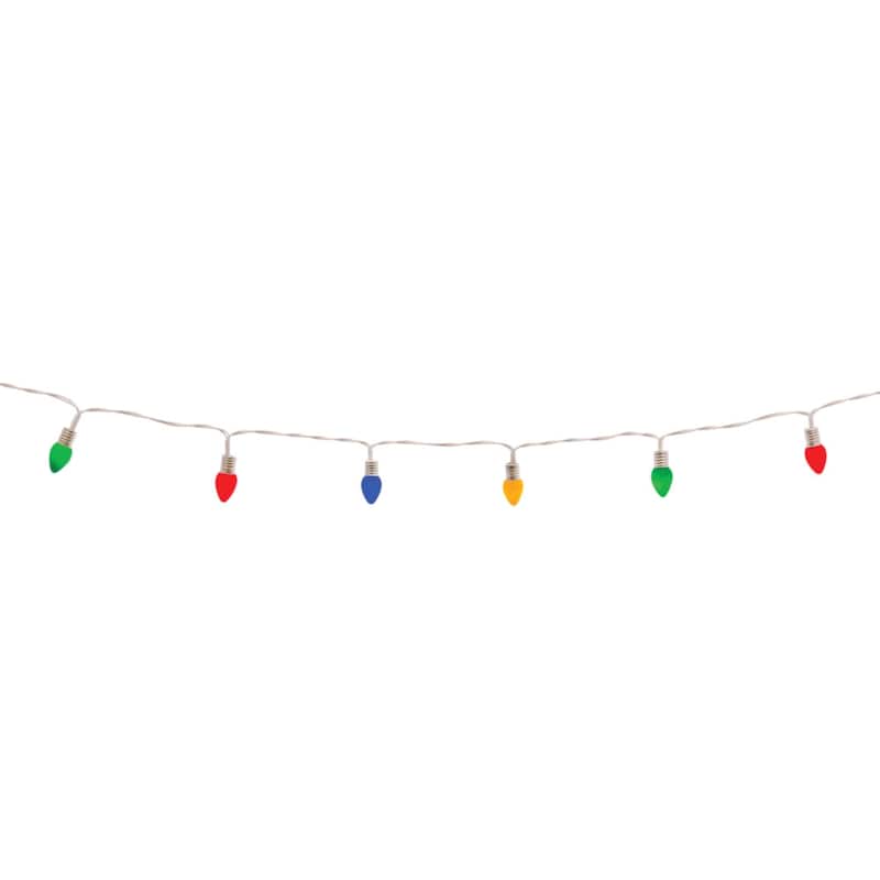 6 Warm Home Decoration Plastic Copper LED Light String 6-Hour Timer 8'