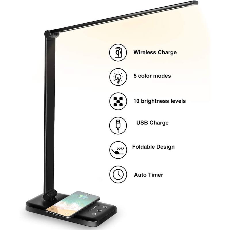 led desk lamp with charger