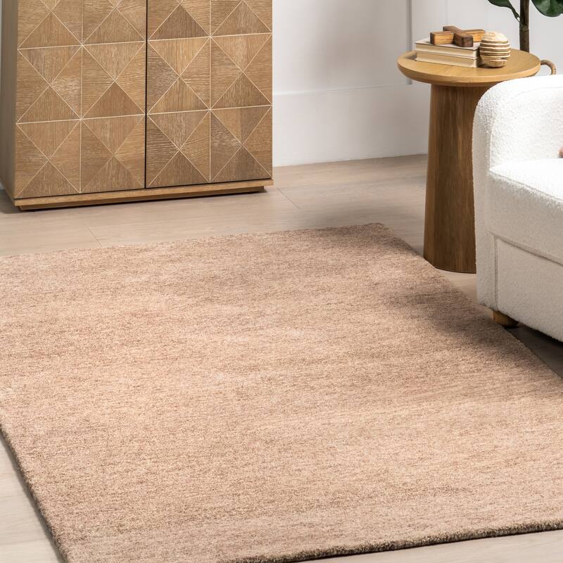 Nuloom Citra Solid Wool Area Rug