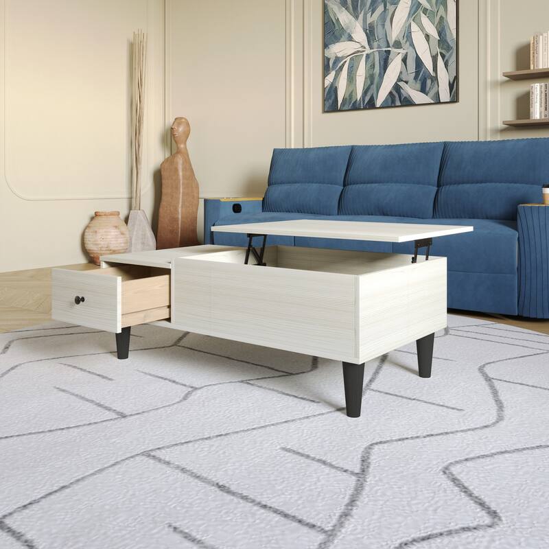 Clayfell Caribou Storage Lift Top Coffee Table