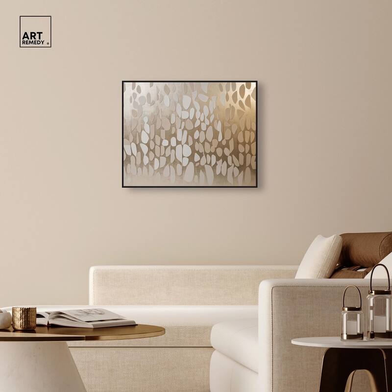Glimmering Cascade Canvas by Art Remedy