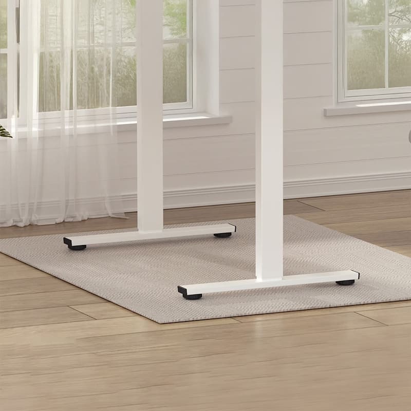 Electric Dual Motor Standing Desk, Adjustable 55x28-inch Workstation