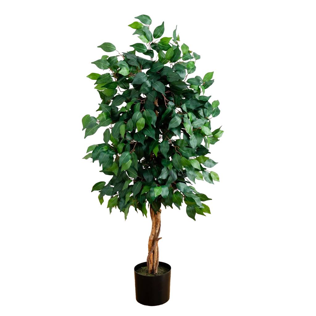 Ficus 4-foot Silk Tree - Green