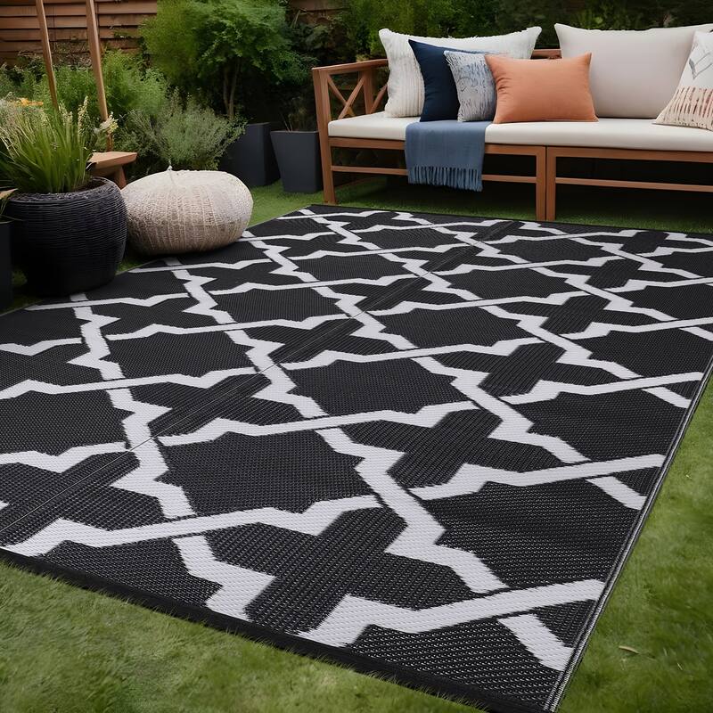 Beverly Rug Reversible Trellis Pattern Indoor/ Outdoor Area Rug