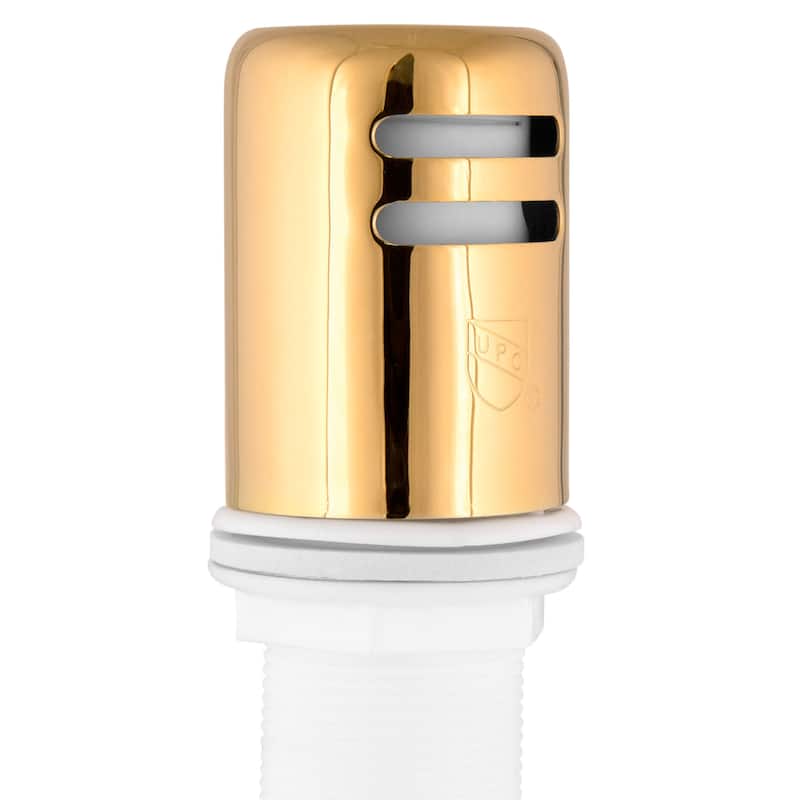 Design House 583872 Metal and ABS Air Gap with Cover - Satin Gold