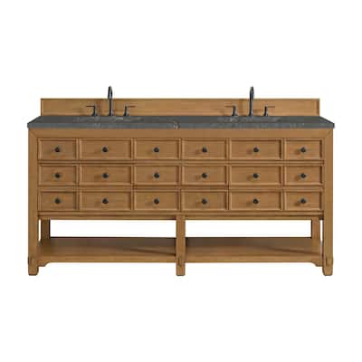 James Martin Vanities 505-V72-3PBL Malibu 72" Free Standing Double