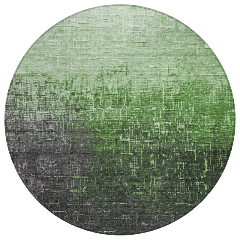 Machine Washable Indoor/ Outdoor Ombre Texture Chantille Rug