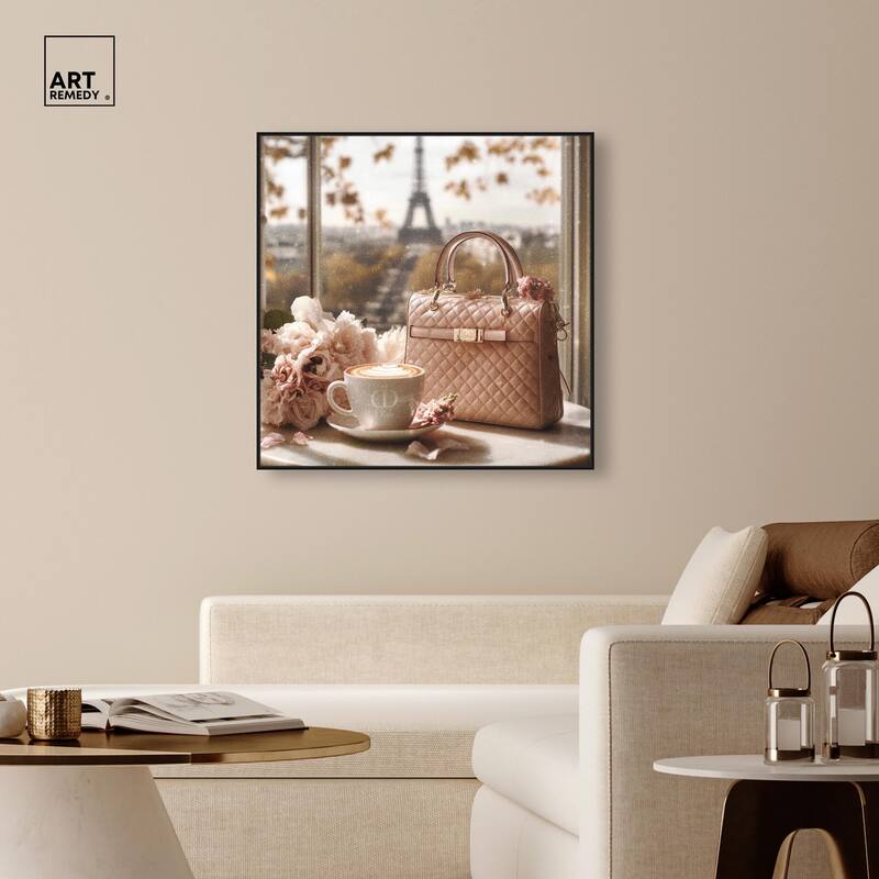 Glam by the Window Paris Canvas by Art Remedy
