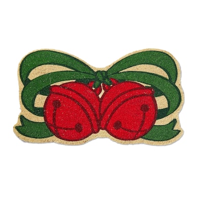 Jingle Bells Shaped Pvc Coir Mat
