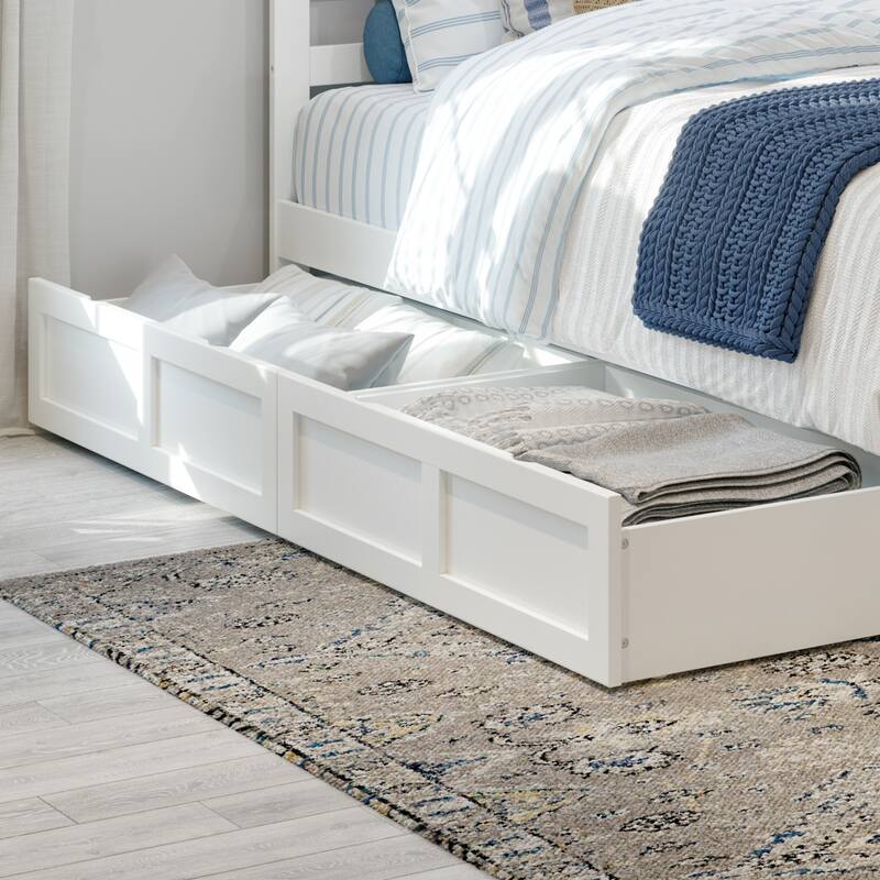 AFI Queen/King/Twin XL Size Storage Drawers - White