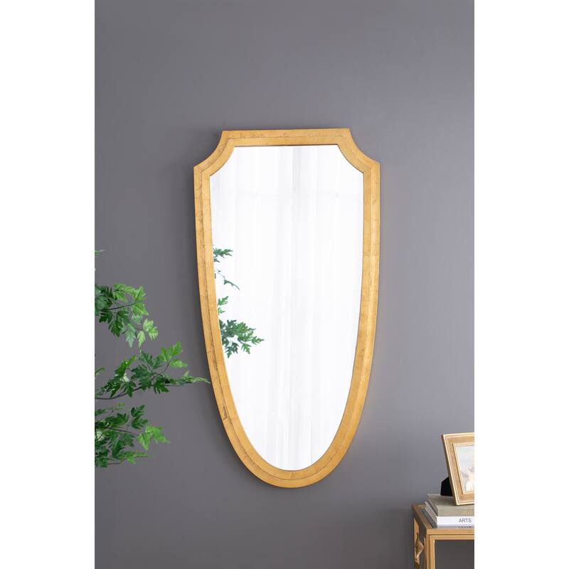 24x46" Wall Mirror with Gold Frame Contemporary Home Decor - Gold