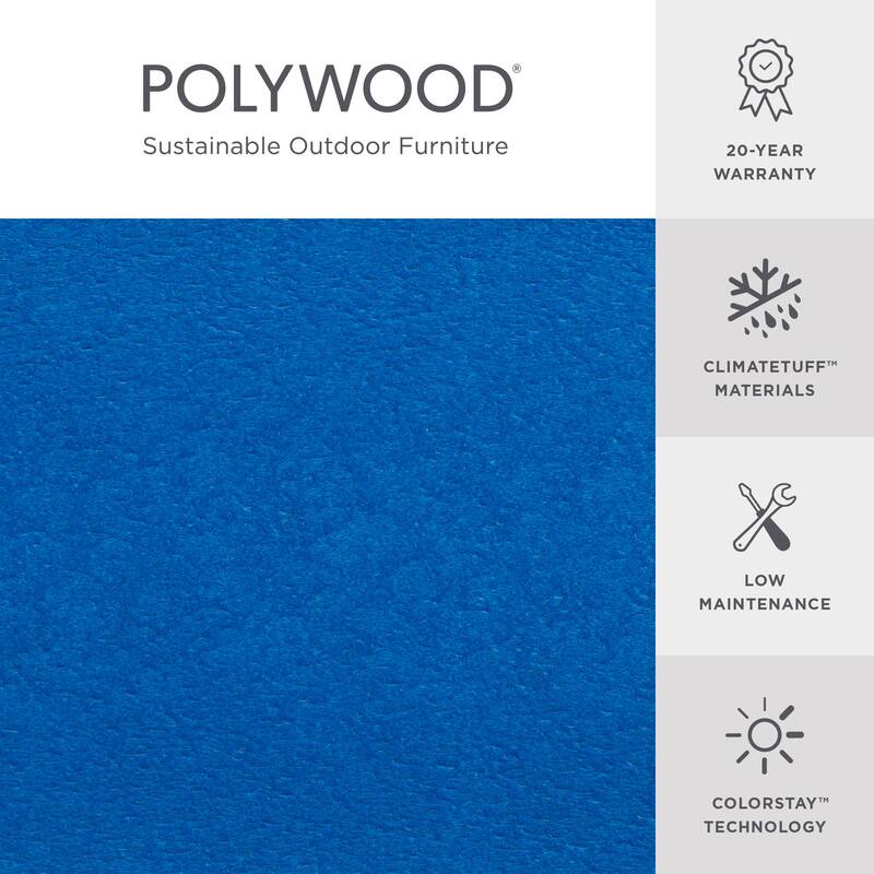 POLYWOOD Canyon Plastic Adirondack Chair