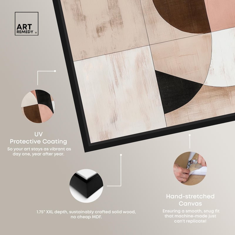 Modern Shapes I Canvas by Art Remedy