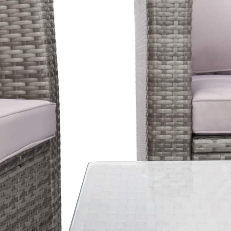 SAFAVIEH Outdoor Living Lorma 4-Piece Patio Set.