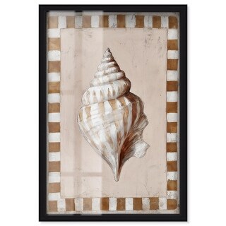 Spiral Shell II Boho Coastal Shadowbox Print by Art Remedy - Bed Bath ...