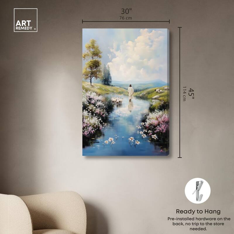 Caretaker's Calm Crossing I Canvas by Art Remedy, Gallery Wrapped