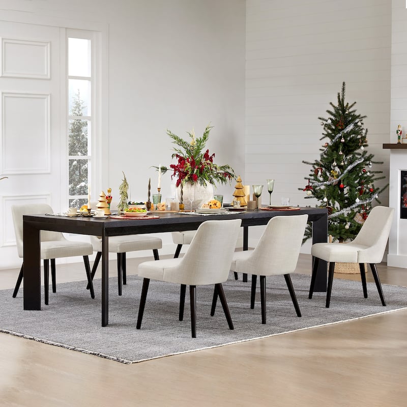 Spruce & Spring Lan Mid-Century Modern Dining Chair Set of 2