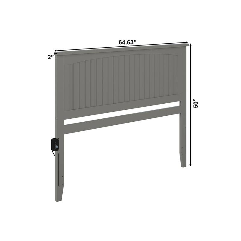 AFI Nantucket Headboard with Attachable Charger