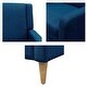 preview thumbnail 5 of 15, Upholstered Accent Armchair Blue