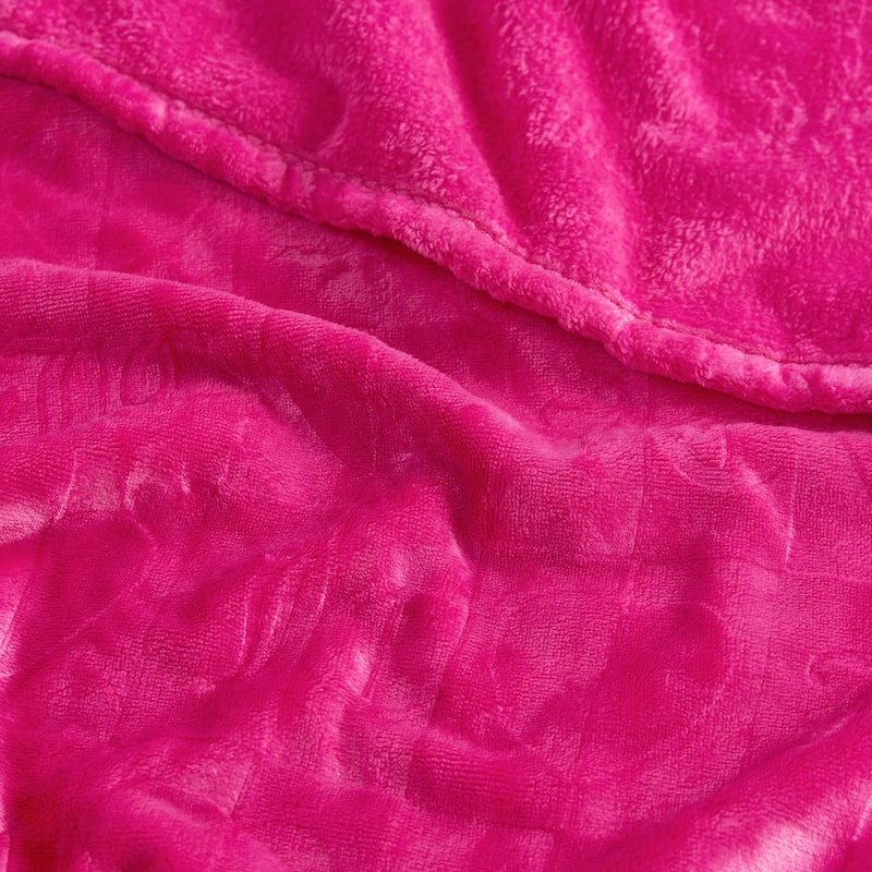 Juicy Couture Printed Plush Throw Blankets