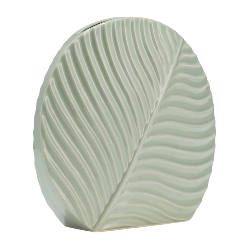 Sagebrook Home Ceramic Artisanal Vase, Home Decor Focal Point