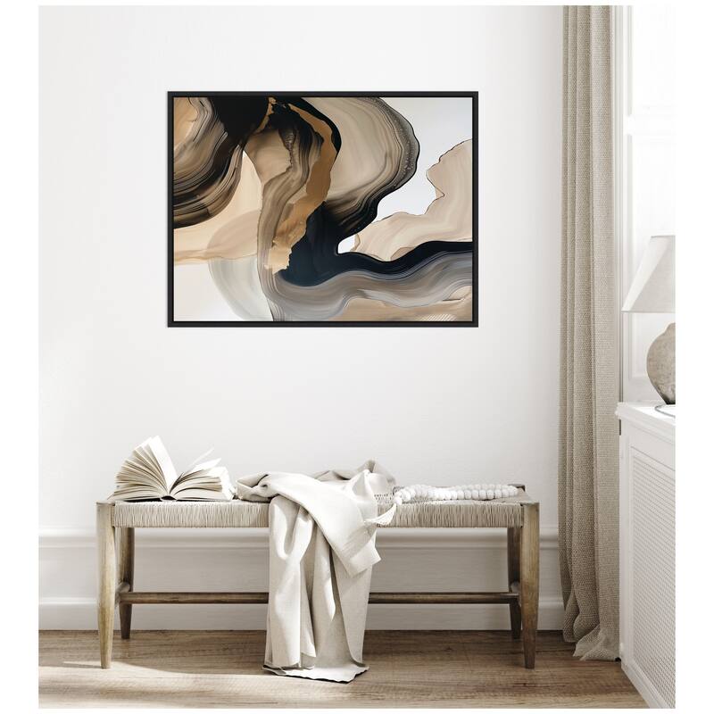 Kate and Laurel Sylvie Abstract Dream I Framed Canvas by Amy Lighthall