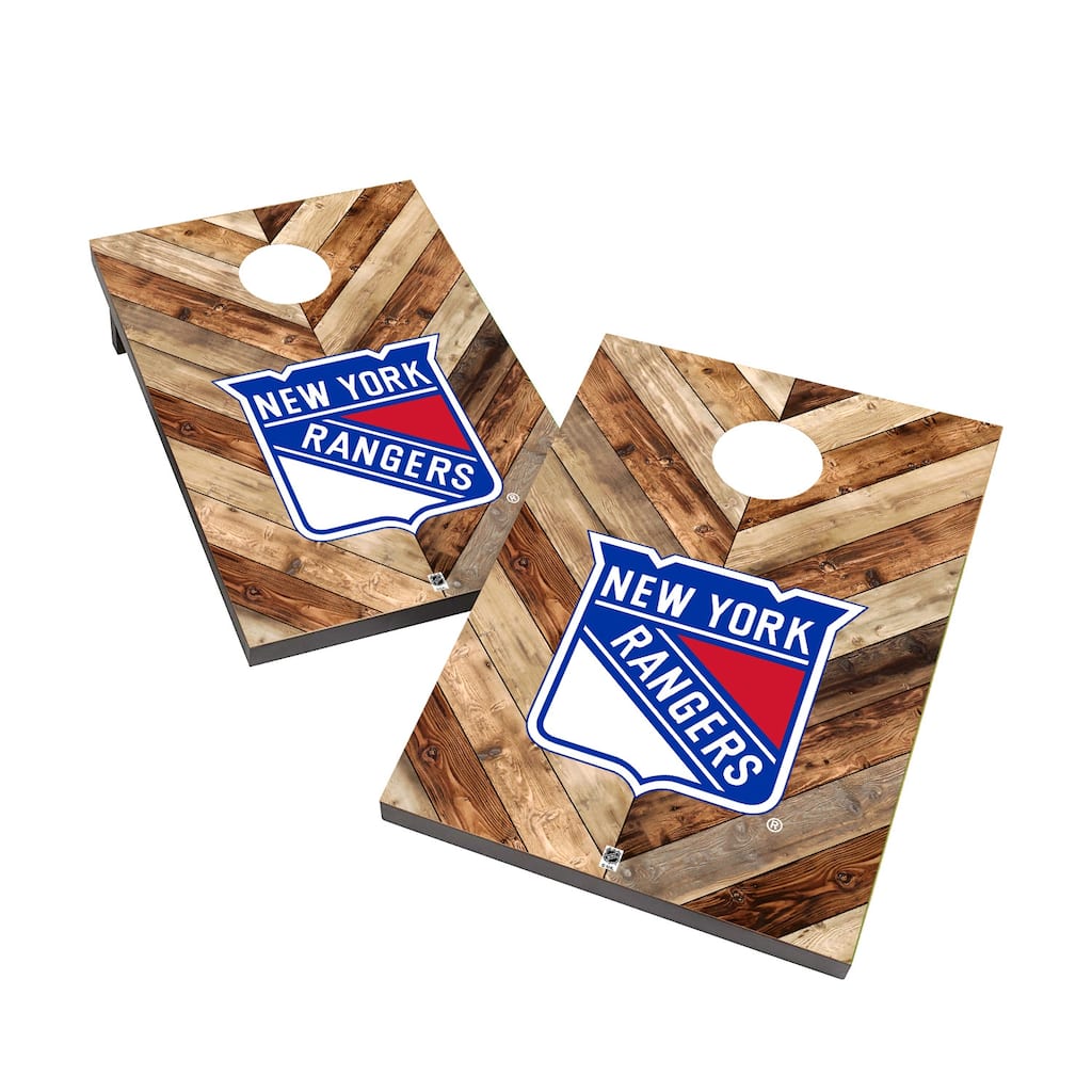 New York Rangers 2x4 NHL Cornhole Bag Toss
