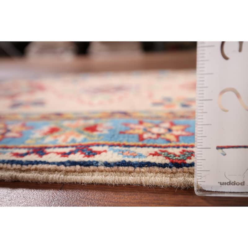 Kazak Oriental Accent Rug Hand-Knotted Wool Carpet - 1'11" x 3'0"