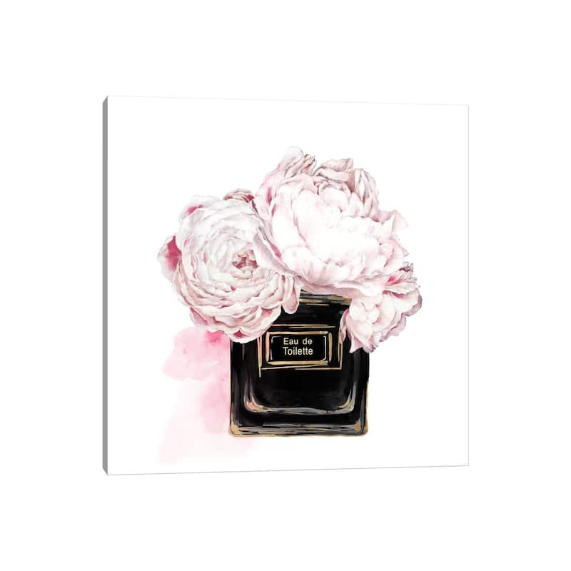 iCanvas "Eau de Toilette Noir " by Eva Watts Canvas Print