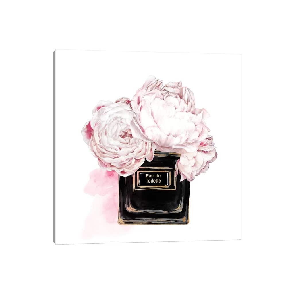 iCanvas "Eau de Toilette Noir " by Eva Watts Canvas Print