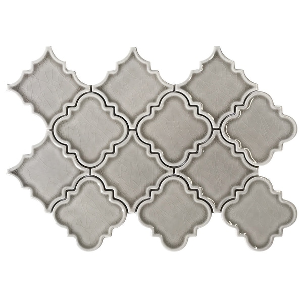 Emser Tile W94PRES0914MO Prestige - 15/16" x 1-3/8" Deco Backsplash Mosaic Tile - Textured Ceramic Visual