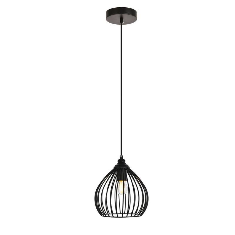 Elegant Lighting LDPD2093 Sayer Single Light 7-7/8" Wide Mini Pendant