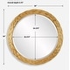 preview thumbnail 6 of 4, Uttermost Celeste Gold Round Mirror - 36"H x 36"W x 0.75"D