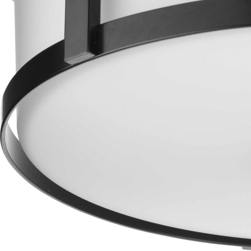 Progress Lighting P350254 Gilliam 2 Light 13" Wide Flush Mount Drum